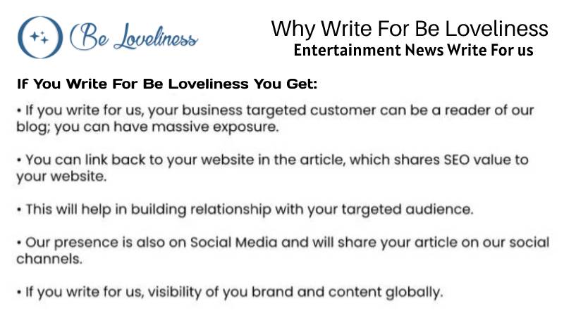 why write for us Entertainment News write for us